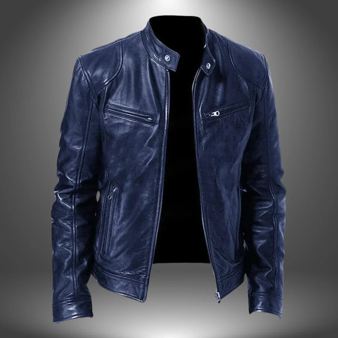 James | Chaqueta de Cuero Artesanal para Hombre