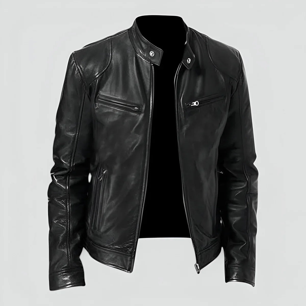 Theodore | Chaqueta de cuero elegante y versátil